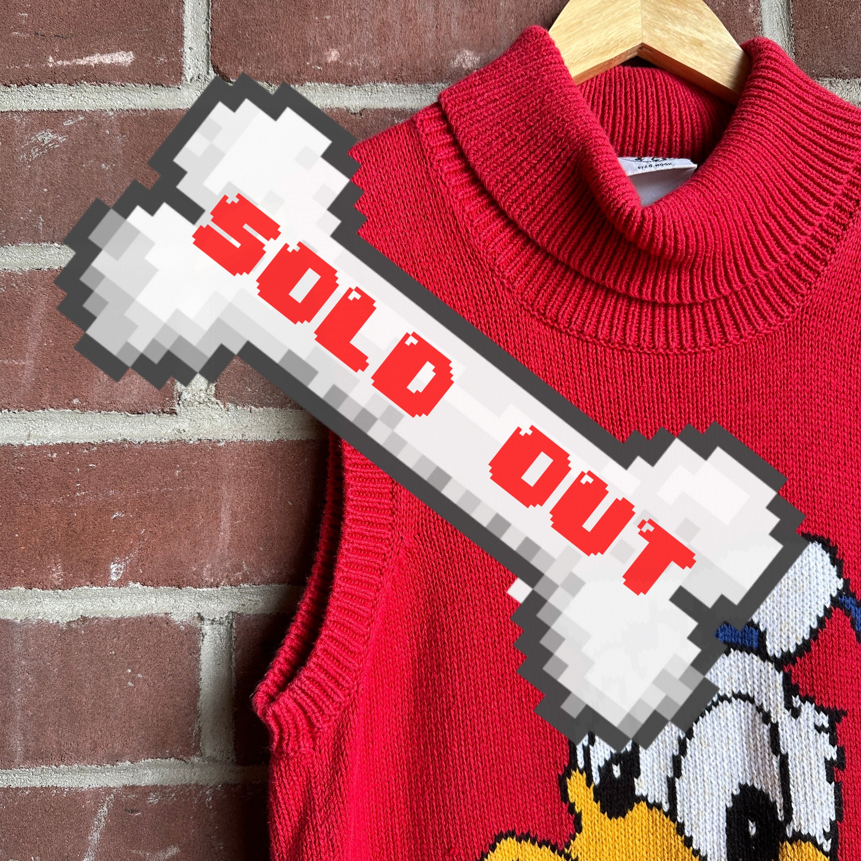 Vintage Red Donald Duck “Mickey & Co. by J.G. Hook” Turtleneck