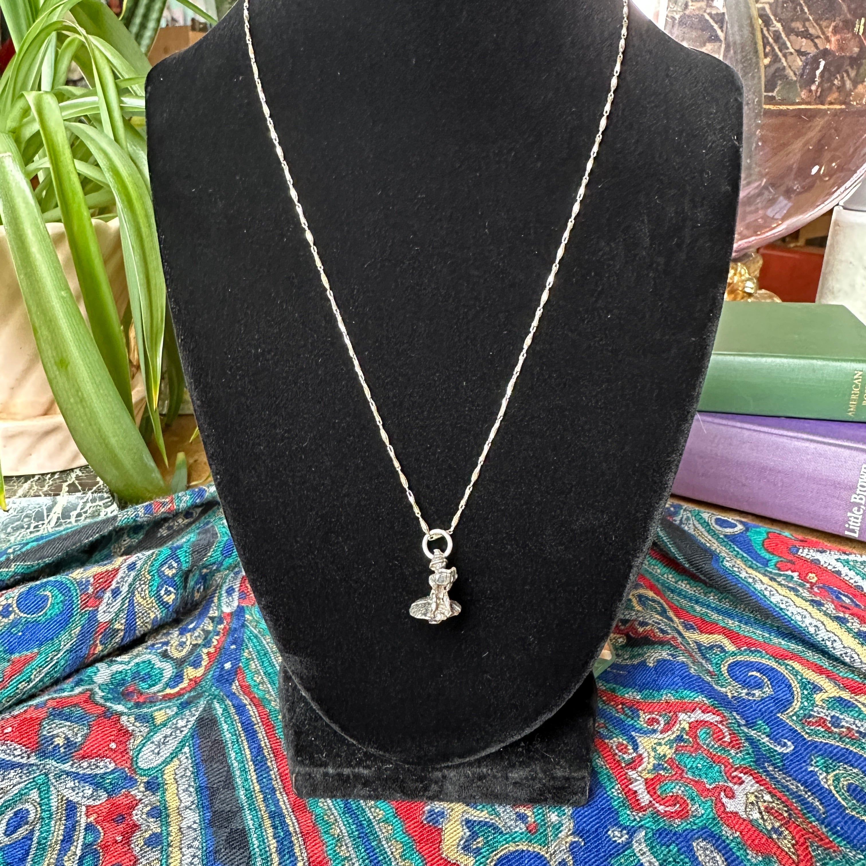 Vintage Sterling Fairy Necklace