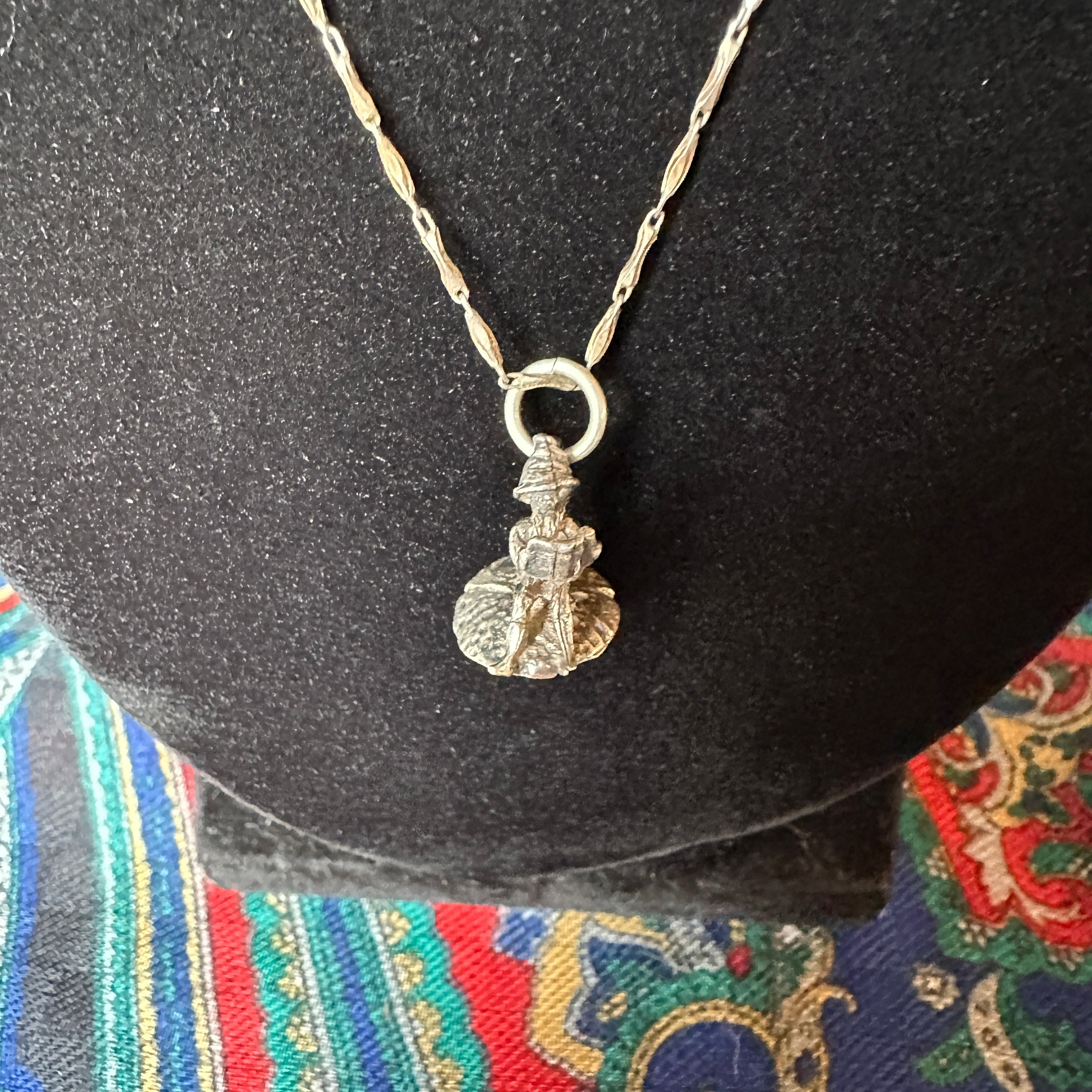 Vintage Sterling Fairy Necklace