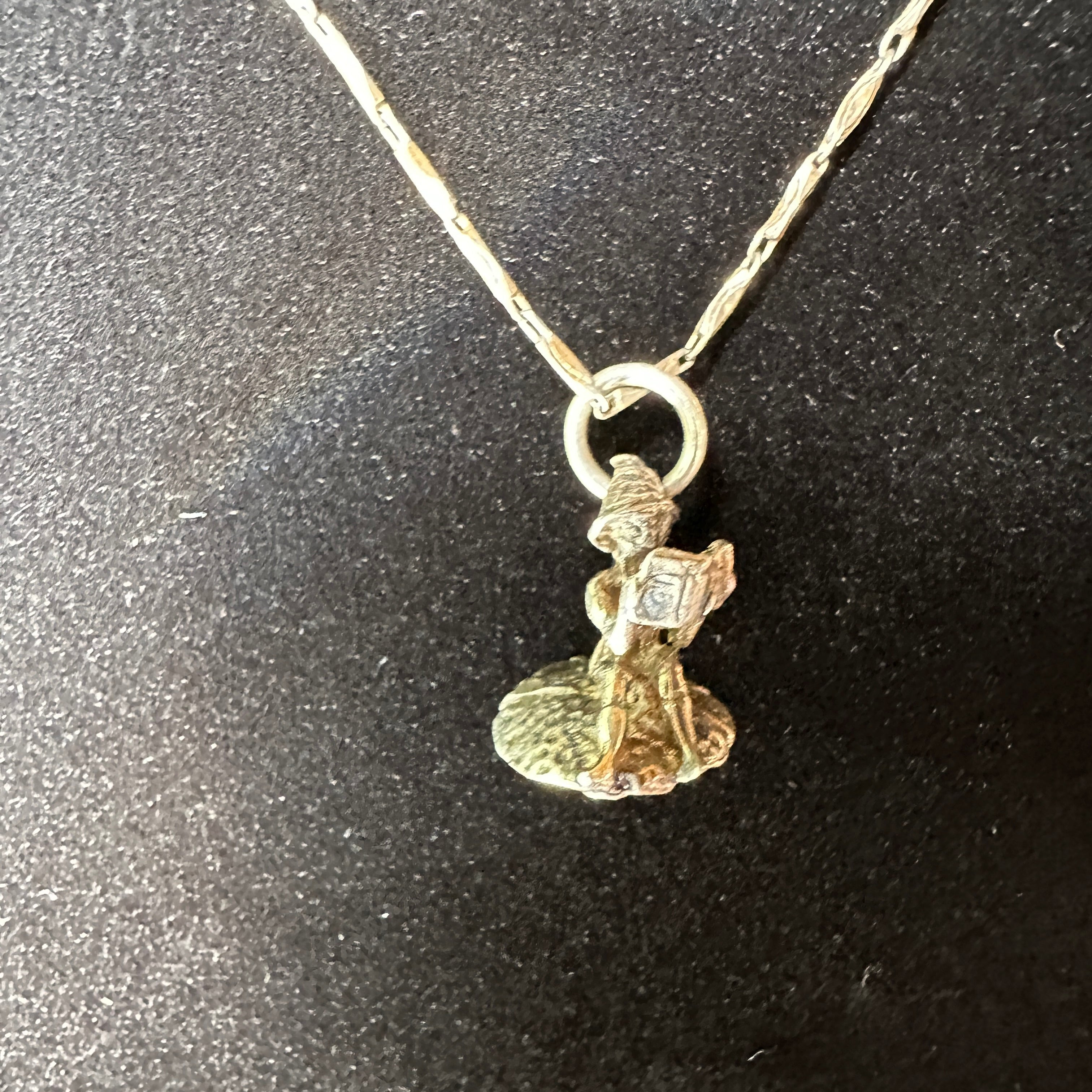 Vintage Sterling Fairy Necklace