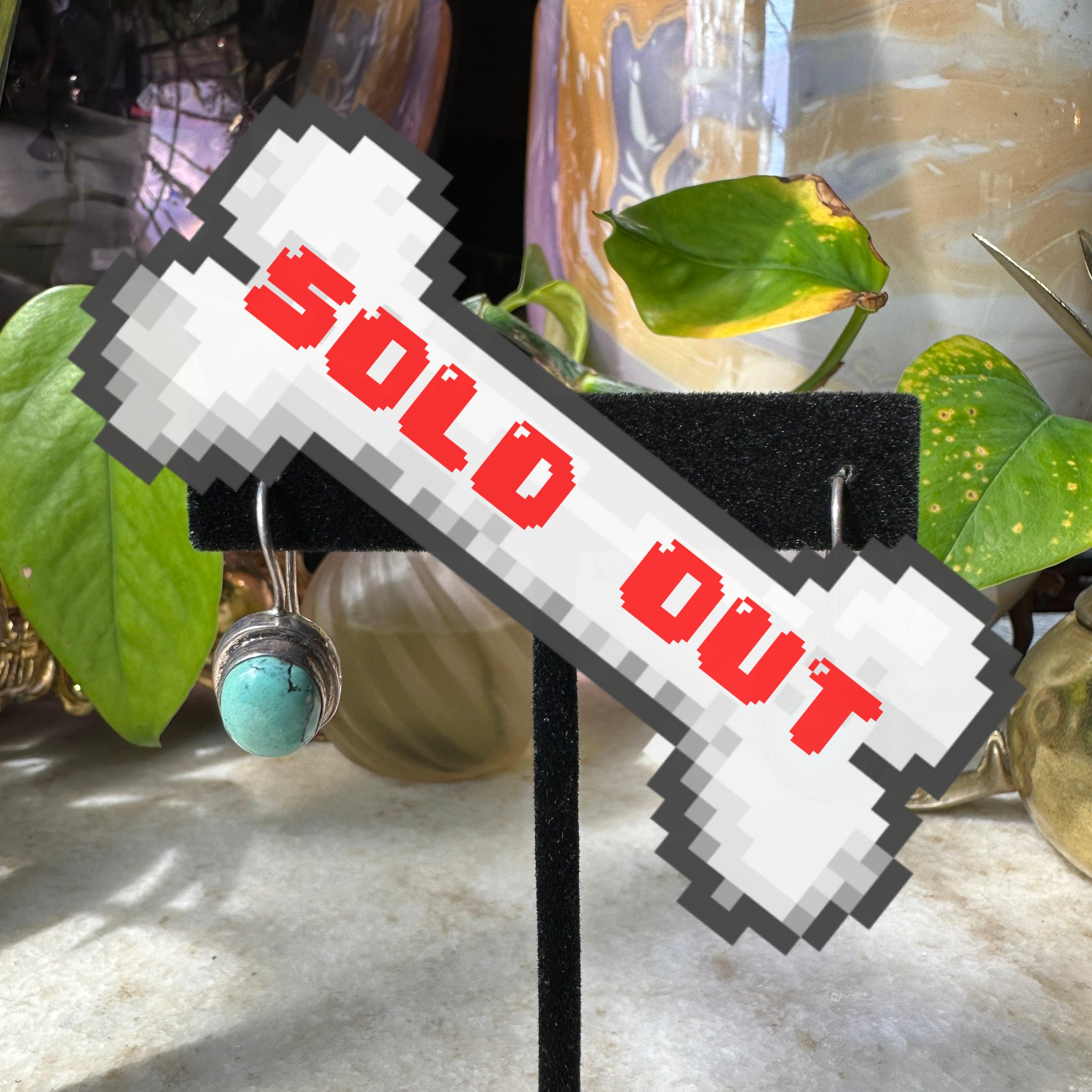 Vintage Sterling Silver & Turquoise Earrings