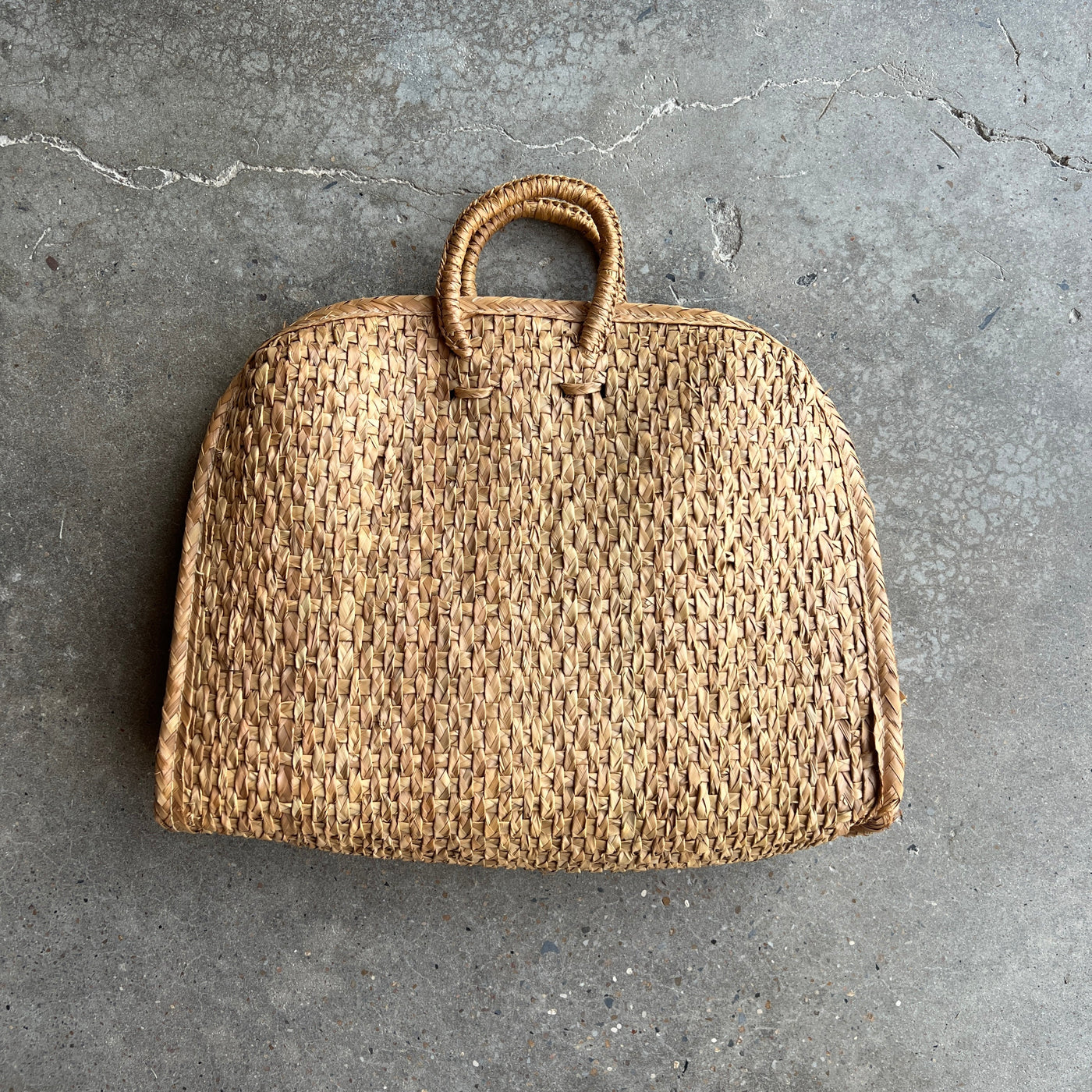 Vintage Straw Woven Tote
