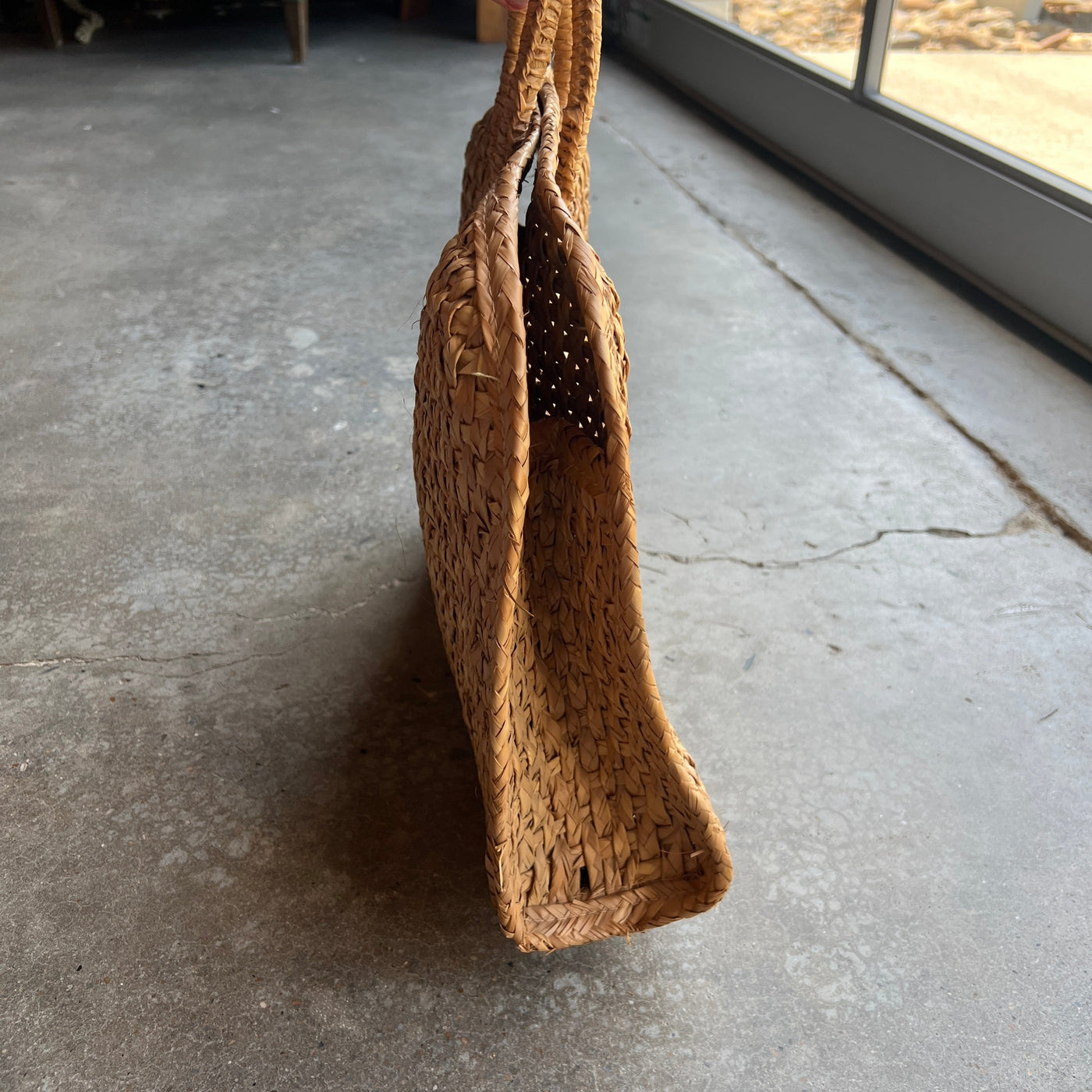 Vintage Straw Woven Tote
