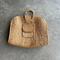 Vintage Straw Woven Tote