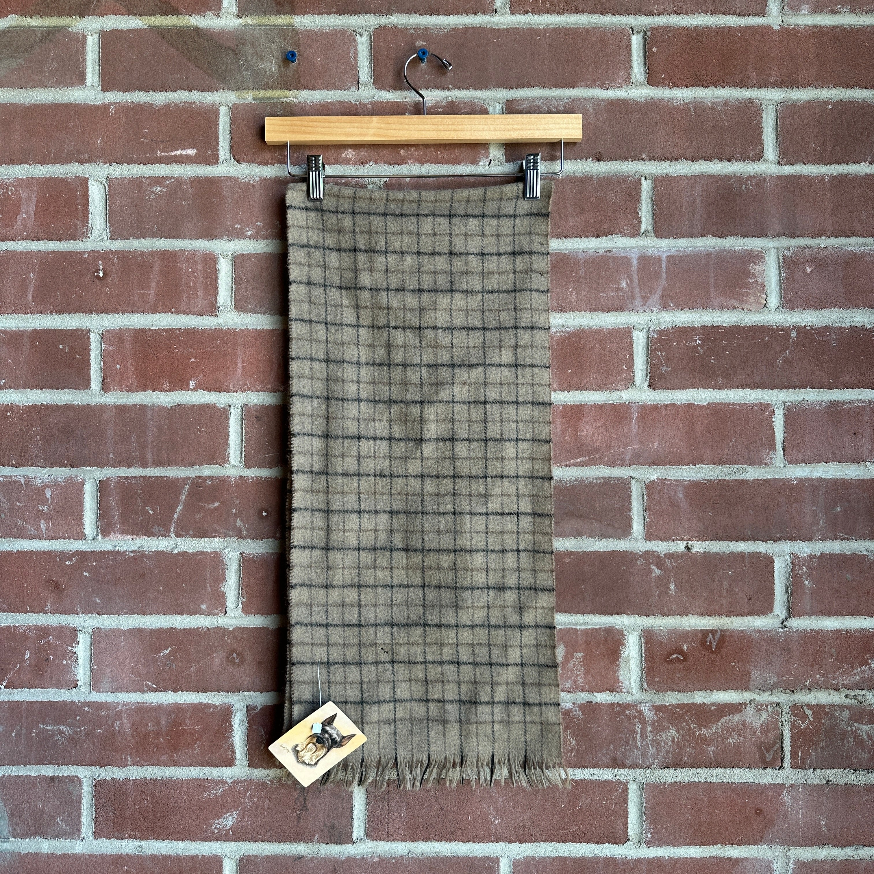Vintage Superfine 100% Lambswool Scarf