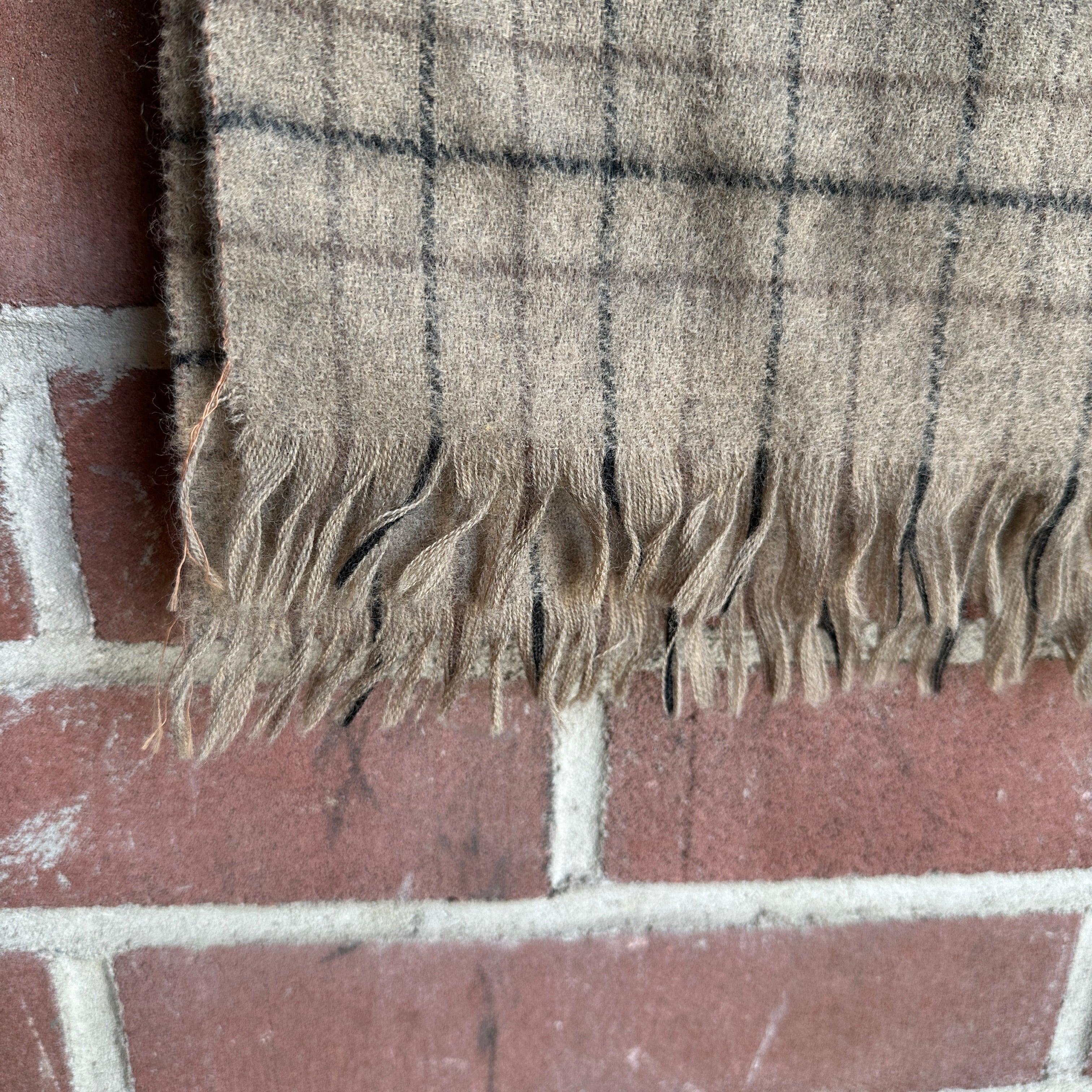 Vintage Superfine 100% Lambswool Scarf