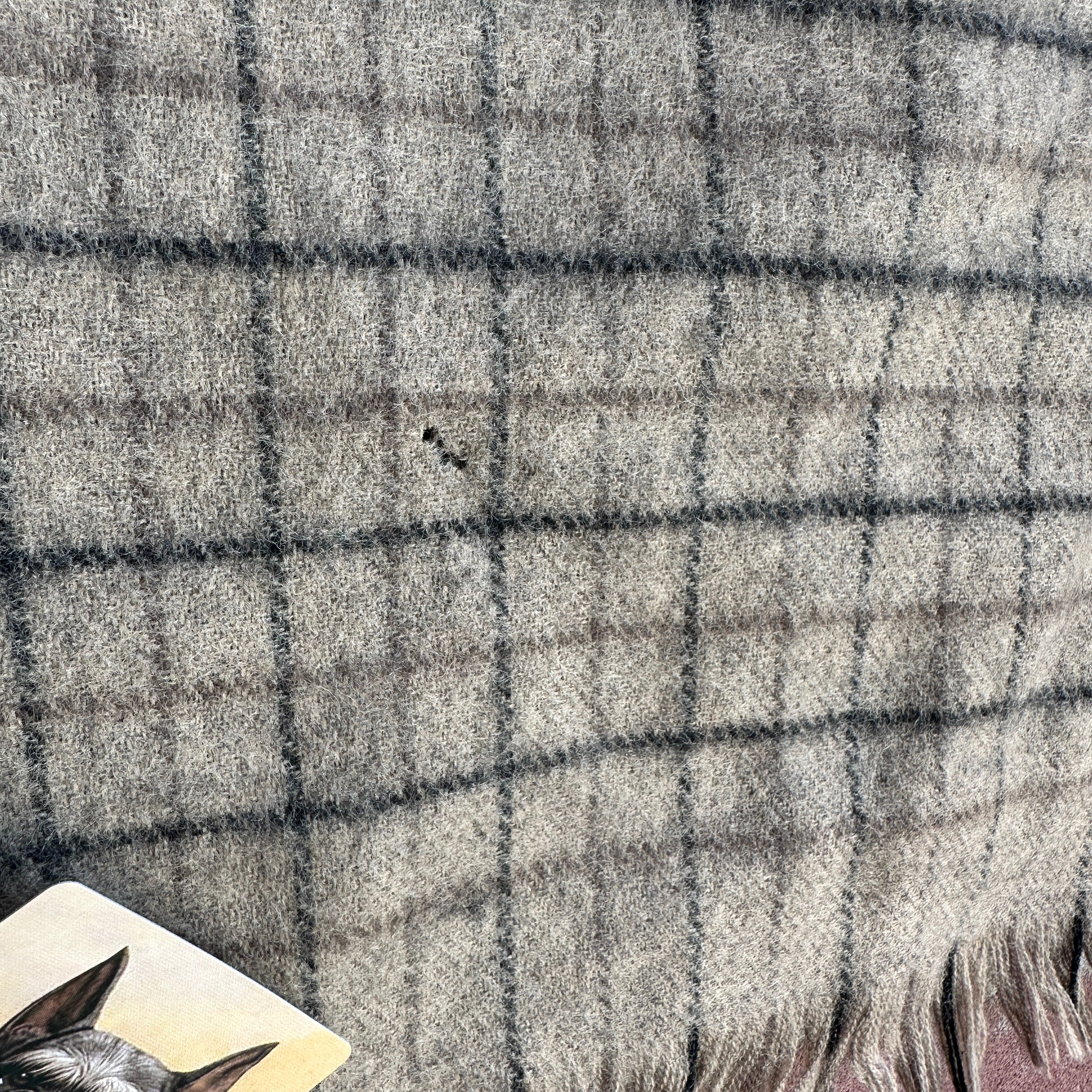 Vintage Superfine 100% Lambswool Scarf