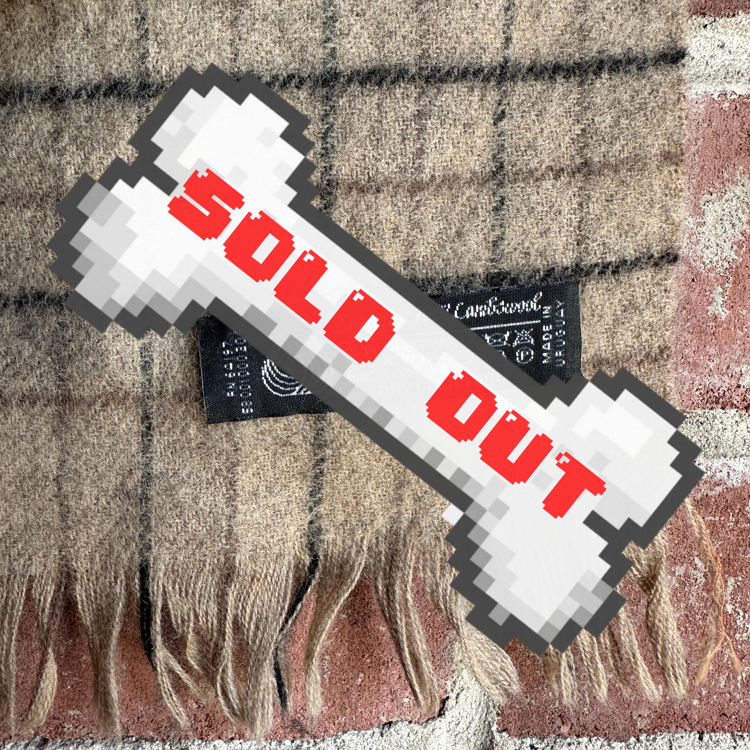 Vintage Superfine 100% Lambswool Scarf
