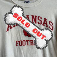 Vintage White Arkansas Football T-Shirt