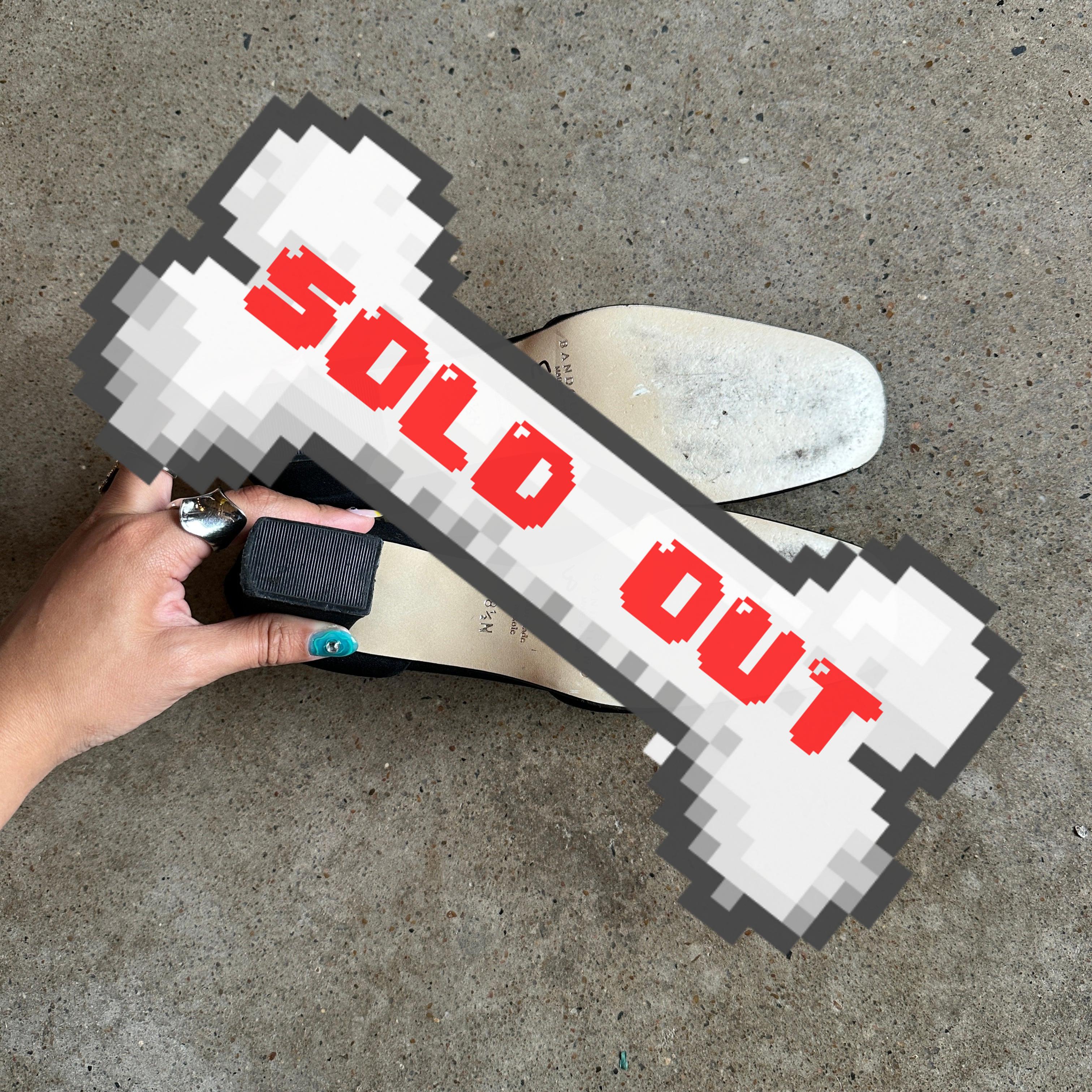 black canvas slingback square toe pumps (size 8.5)
