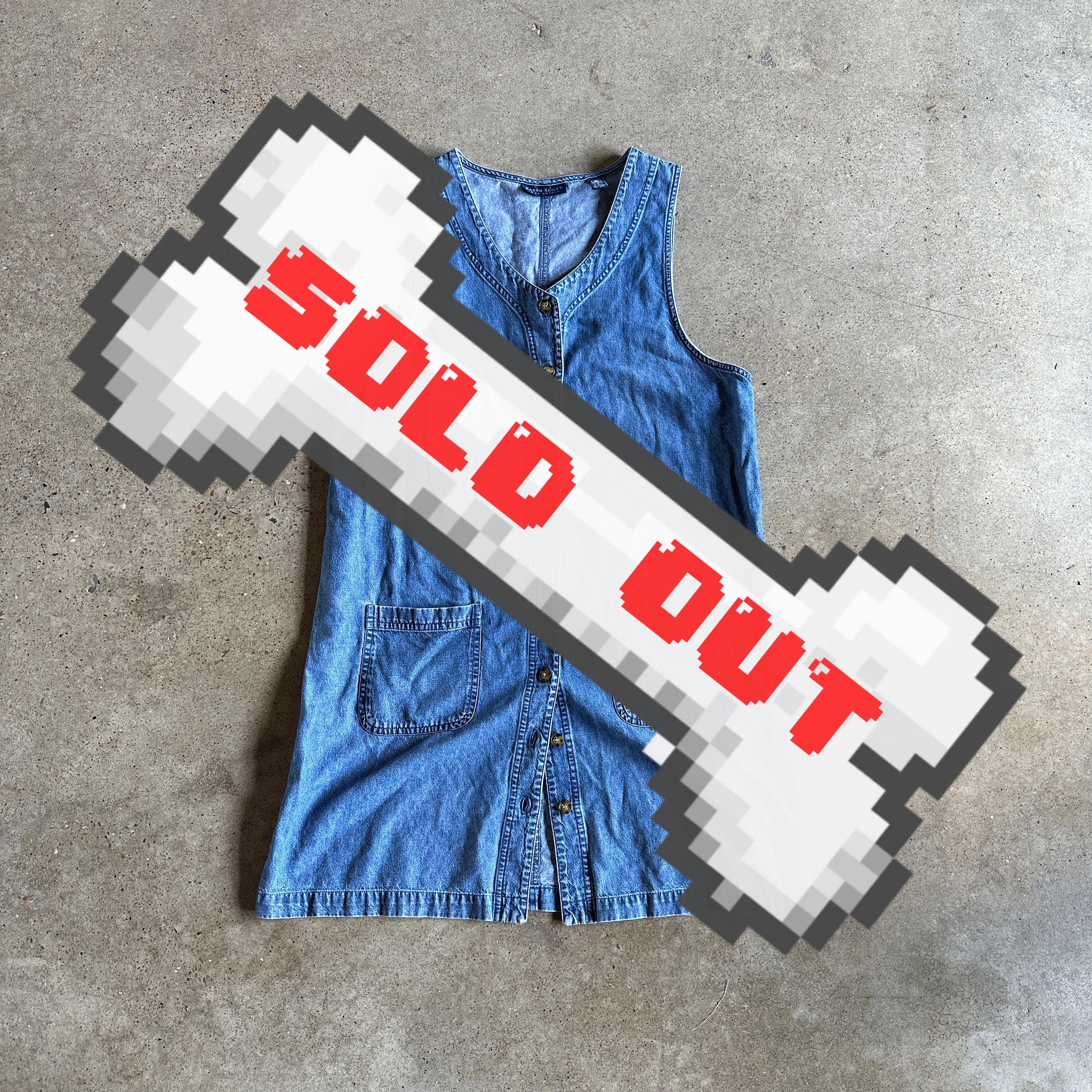 denim pinafore dress