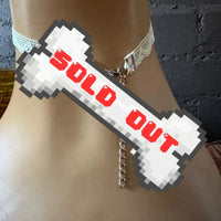 recycled vintage lace choker