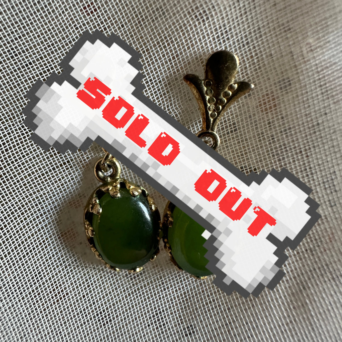vintage 12k gold-filled jade earrings