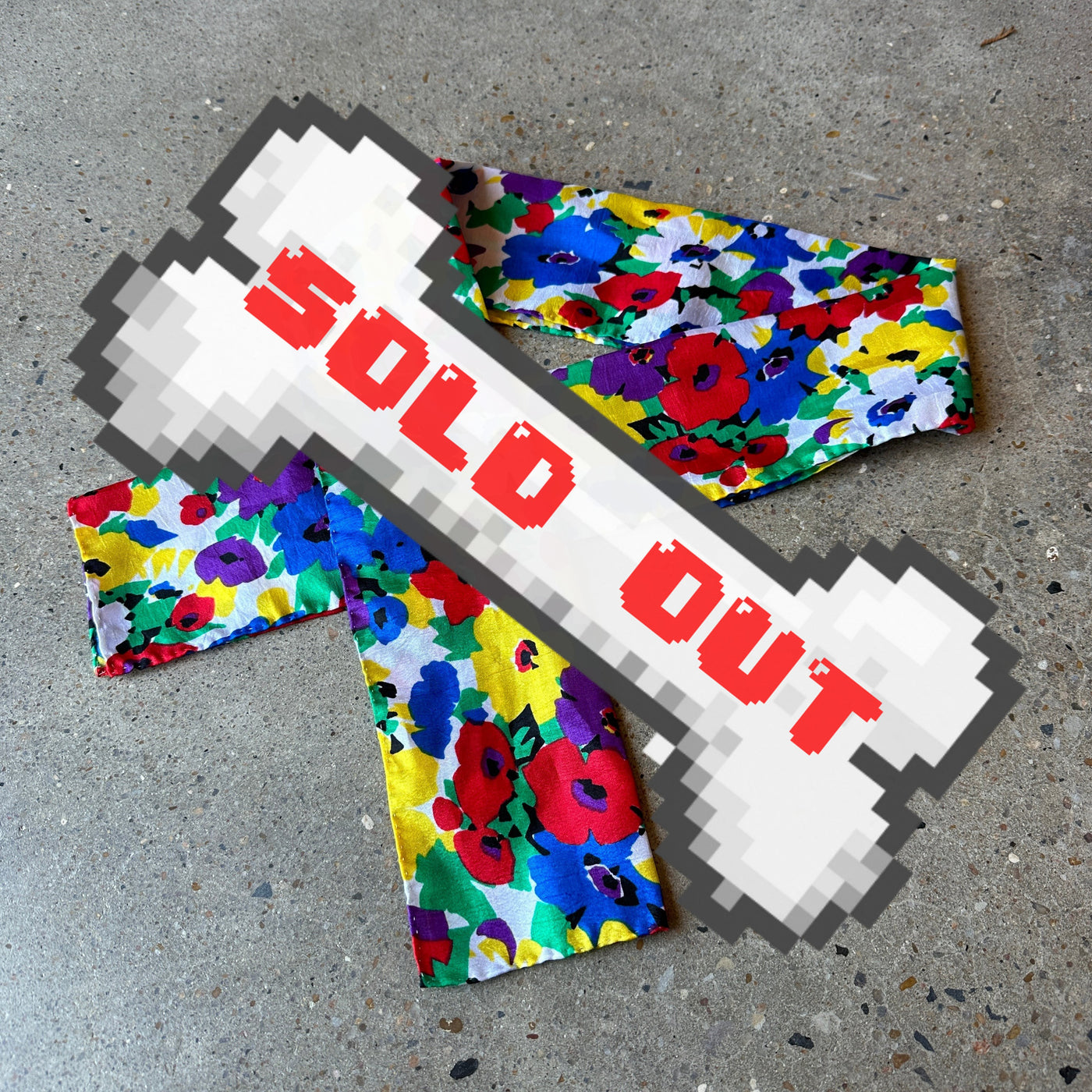 vintage floral silk neck tie!
