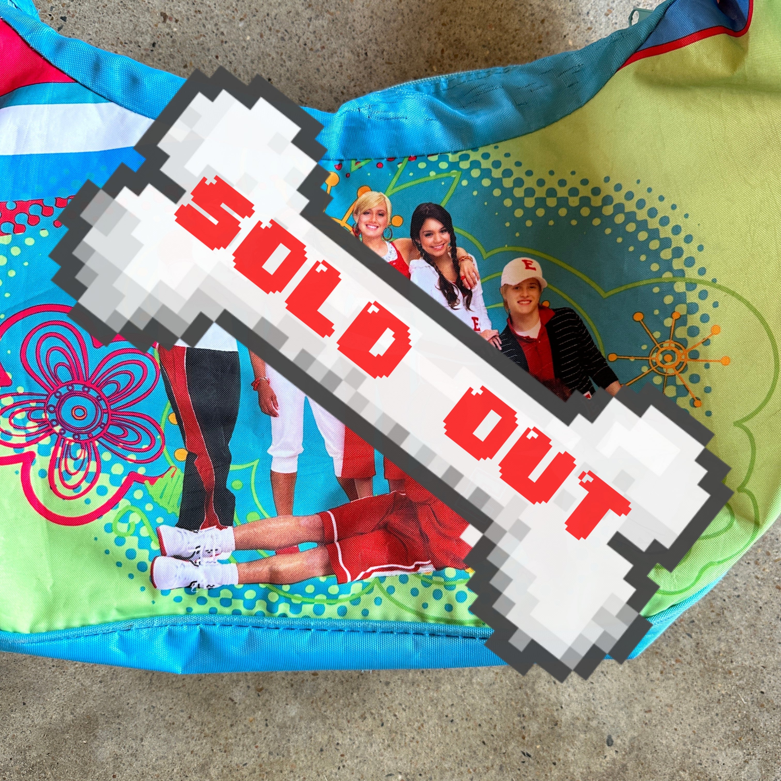 vintage high school musical duffle / travel bag