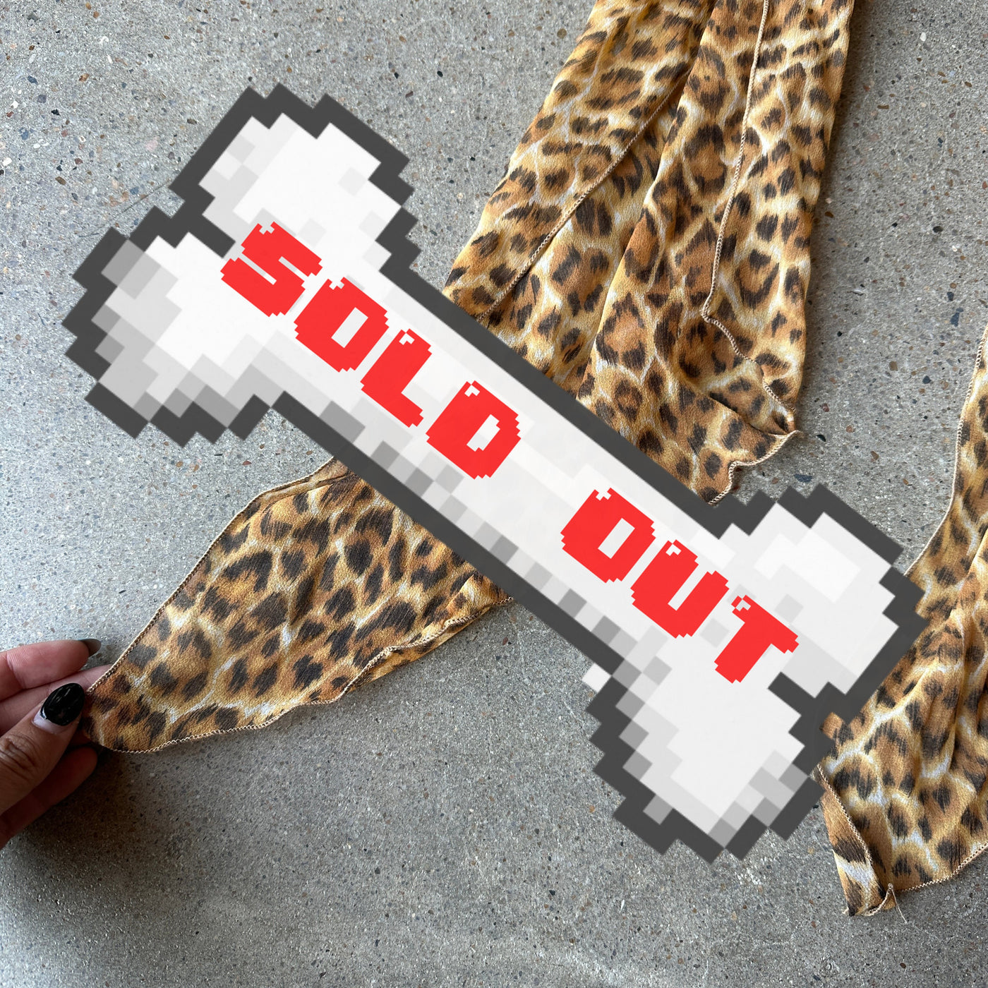 vintage leopard print scarf