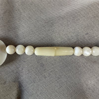 vintage mother of pearl disk necklace