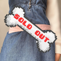 vintage pink leather wrap belt
