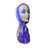 vintage silk revelli neck scarf in purple