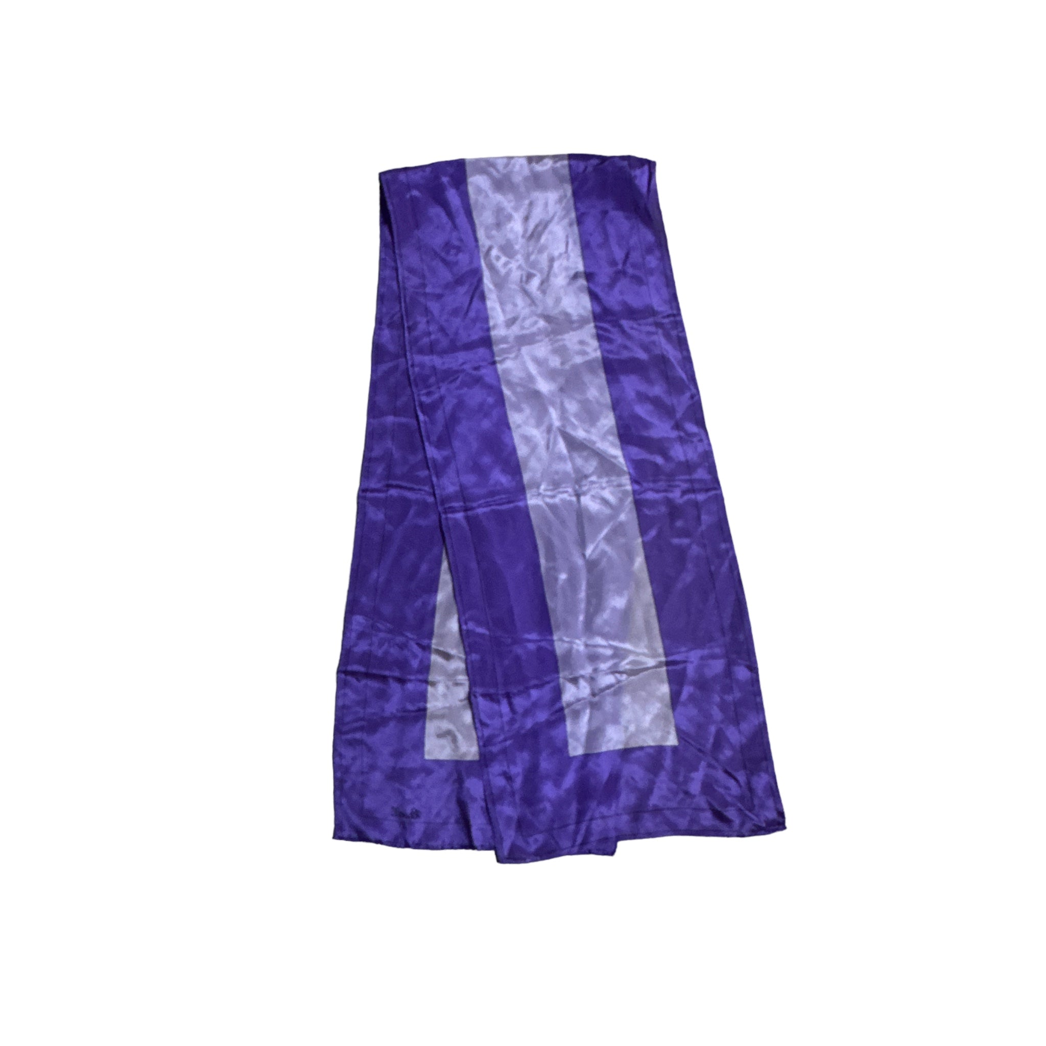 vintage silk revelli neck scarf in purple