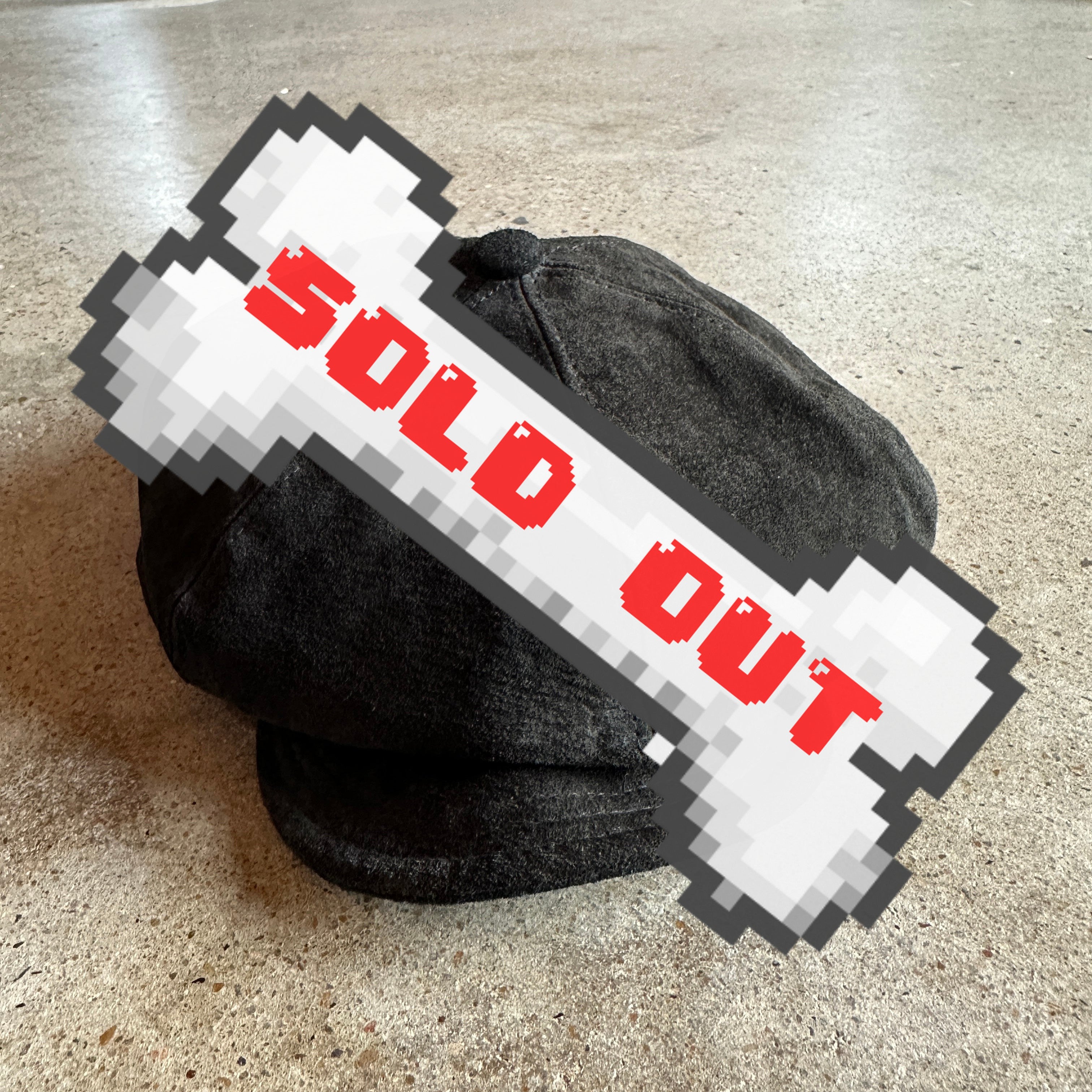 vintage suede sharpay evens newsboy hat