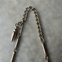 vintage yellow flower necklace by CORO, gold-tone chain